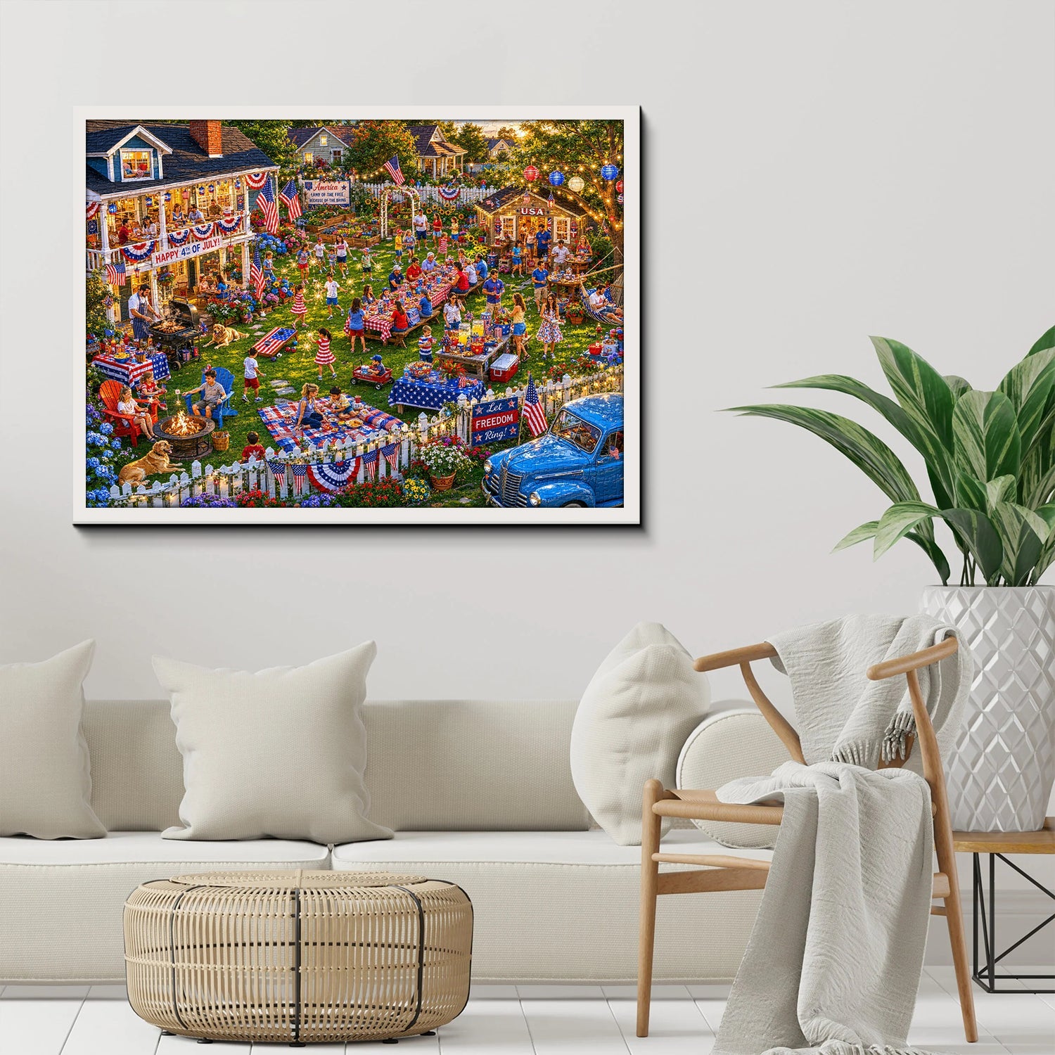 Land of the Free BBQ Jigsaw Puzzle 1000 Pieces