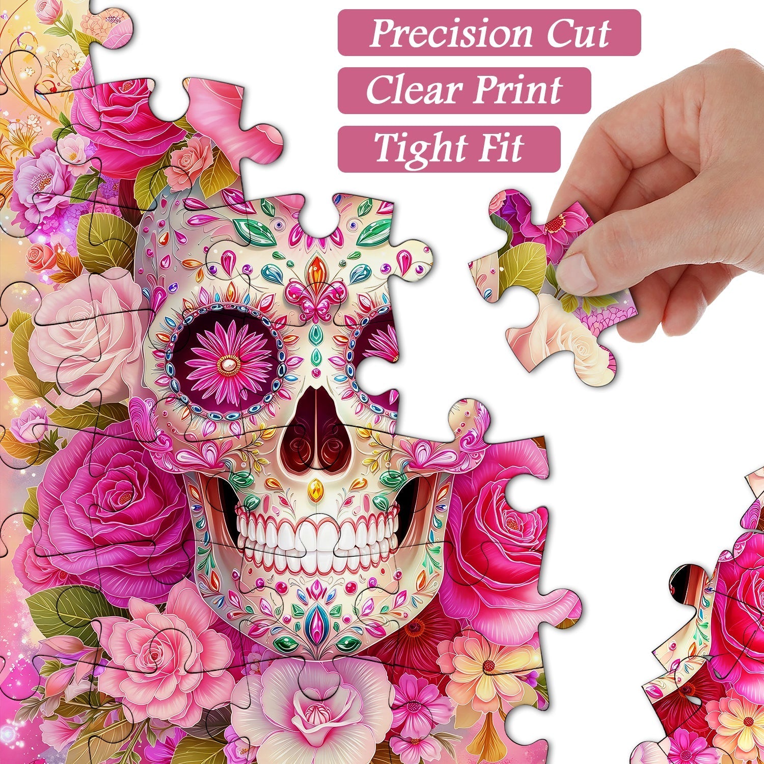 Rose Skull Dream Jigsaw Puzzle 1000 Pieces