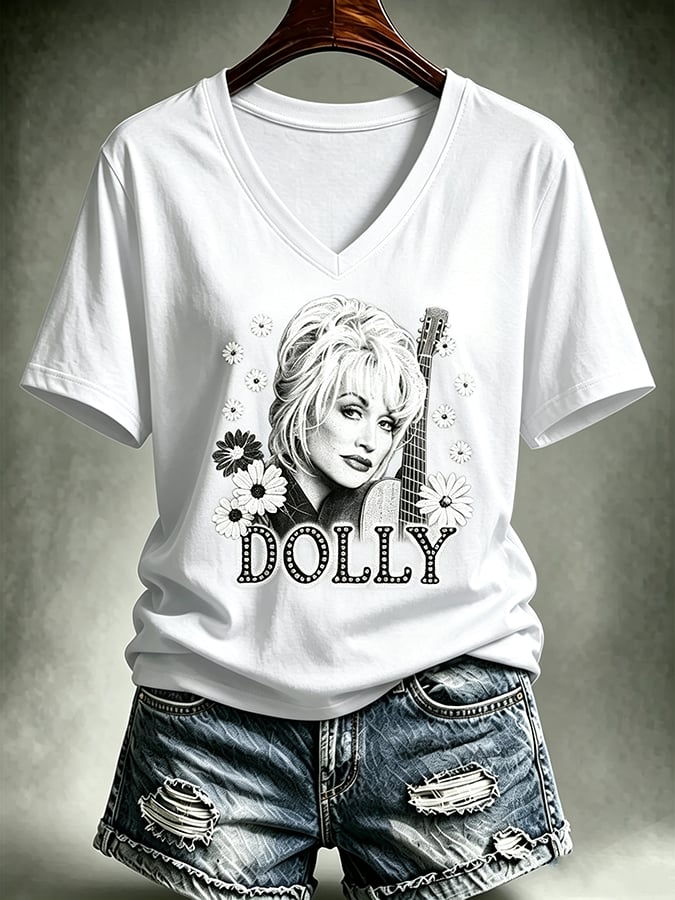 Women's Casual Print Short-Sleeve T-Shirt