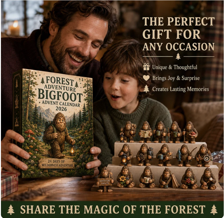 🌳👣Bigfoot Advent Calendar 2026 -24 Daysof Wild Adventures🎁