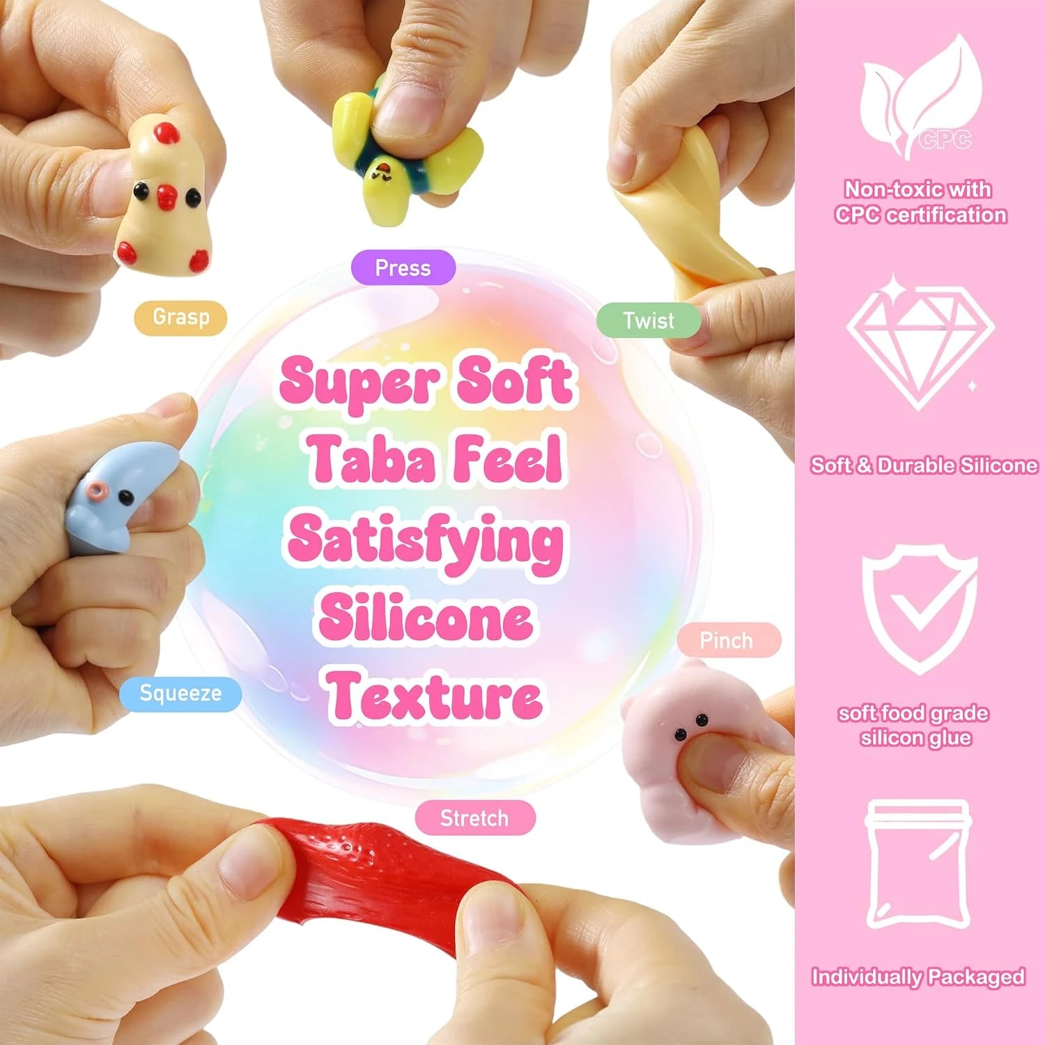 FUFU 30-Piece Taba Squishy Surprise Box