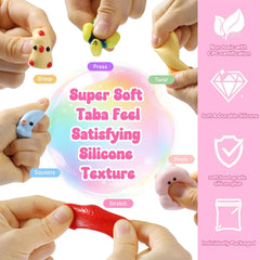 FUFU 30-Piece Taba Squishy Surprise Box