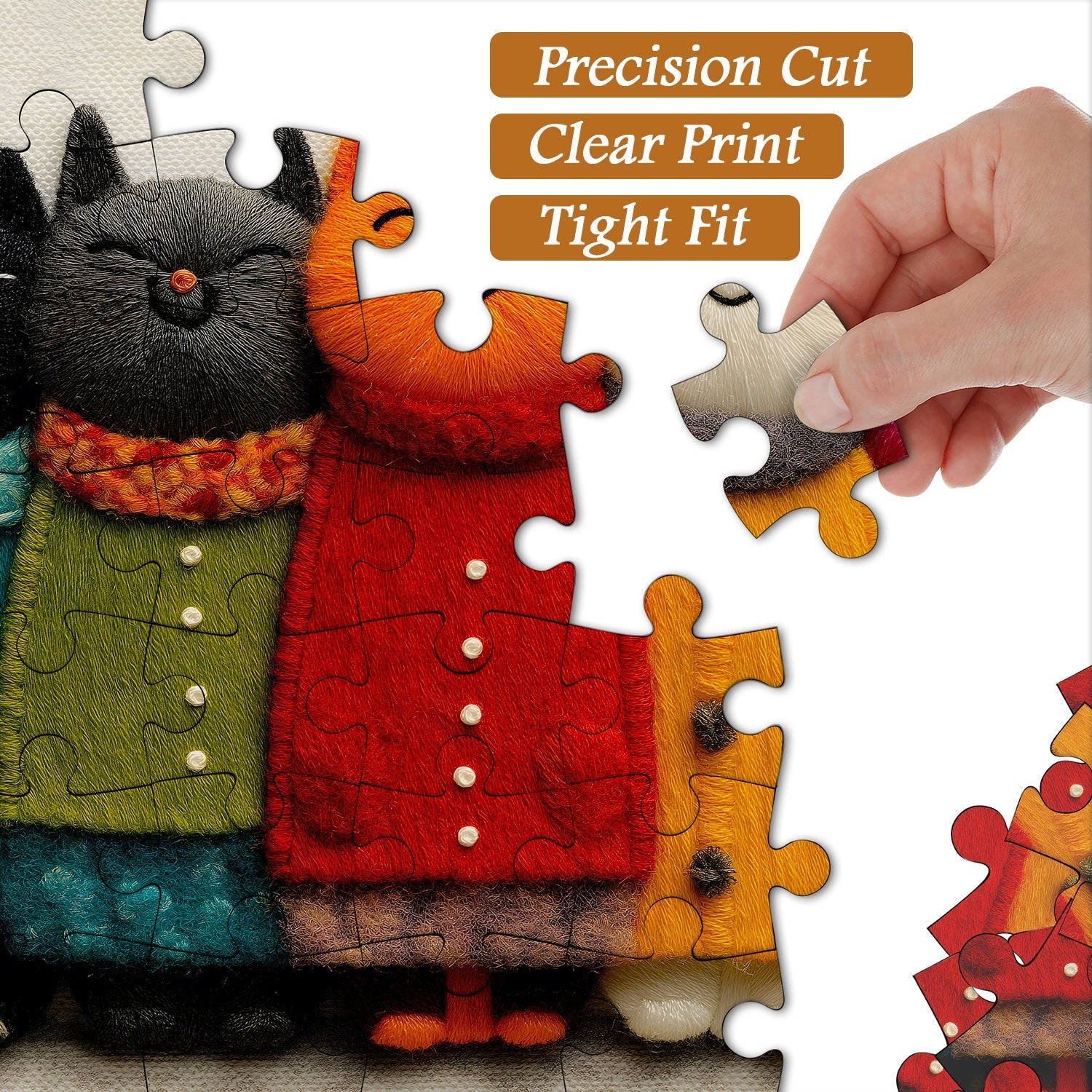 Cozy Cat Jigsaw Puzzle 1000 Pieces