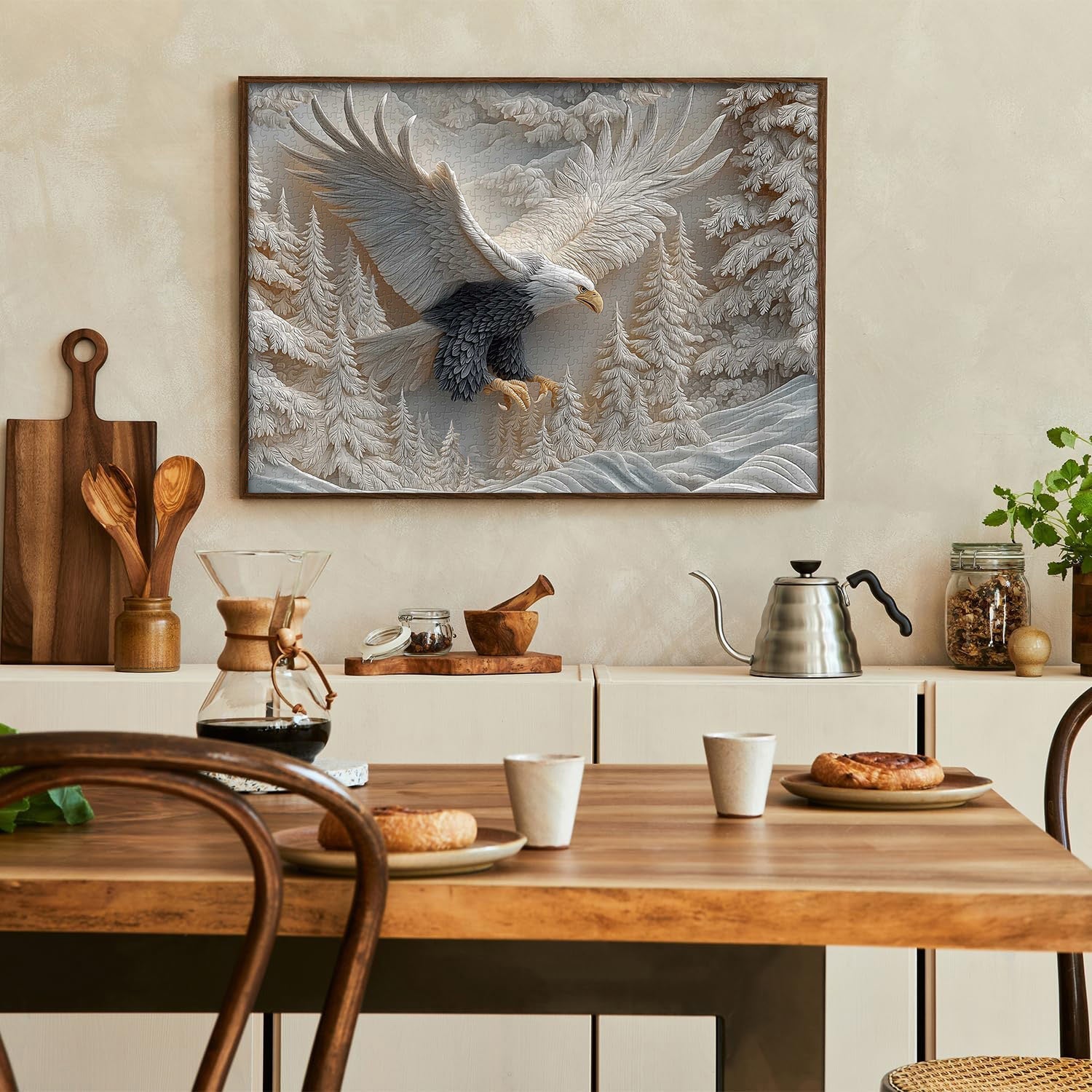 Impossible Difficult The Carved Eagle Jigsaw Puzzle 1000 Pieces