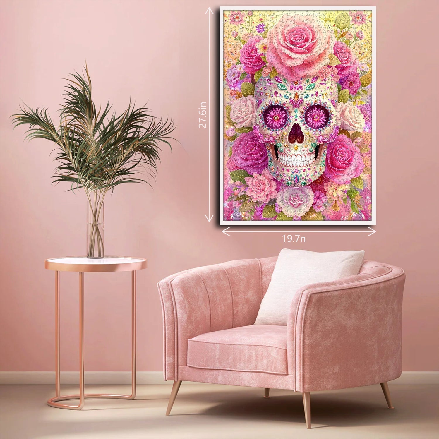 Rose Skull Dream Jigsaw Puzzle 1000 Pieces