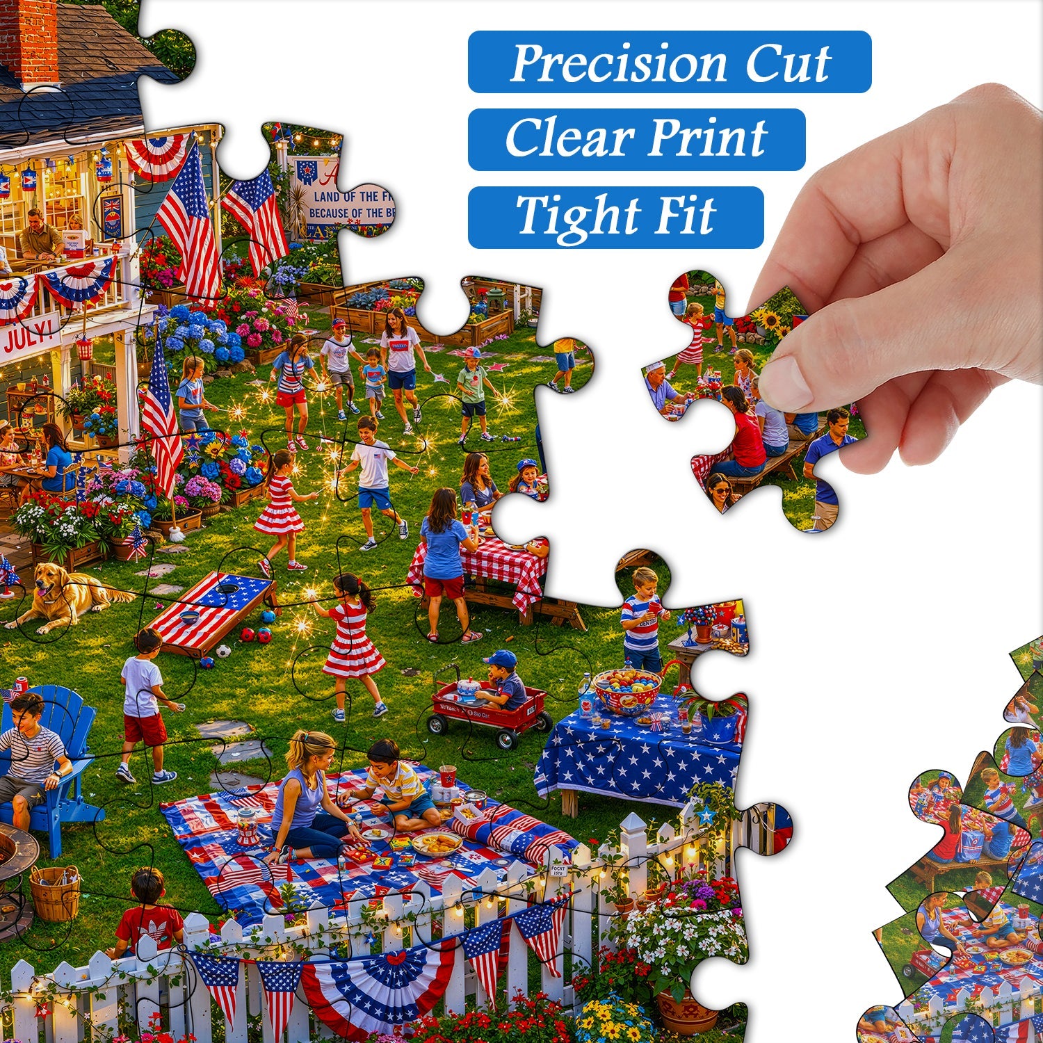 Land of the Free BBQ Jigsaw Puzzle 1000 Pieces