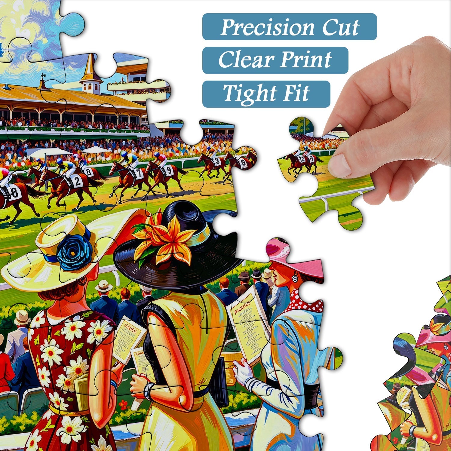 Horse Racing Event Jigsaw Puzzle 1000 Pieces