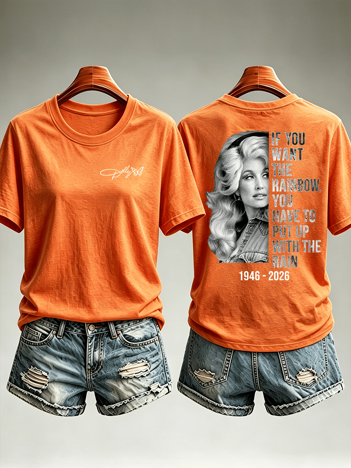 Women's  Vintage Signature Graphic Memorial Print T-Shirt