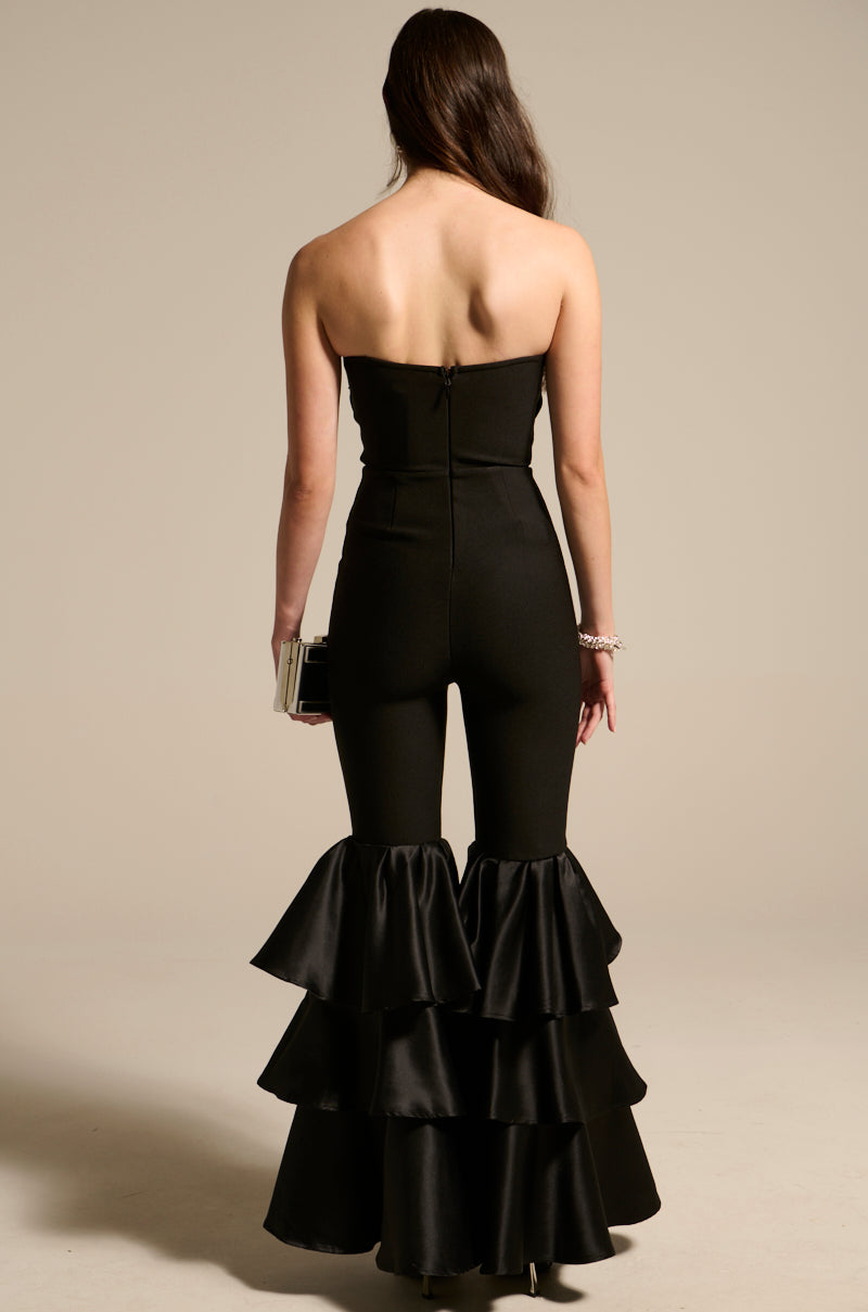 I JUST WANNA DANCE FLARE LEG JUMPSUIT