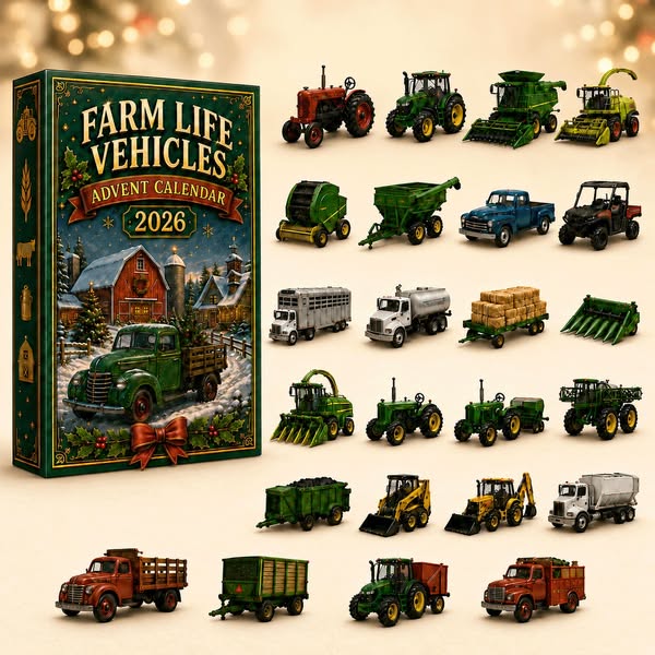 ⏰Christmas Early Bird 50% OFF-🎄🚂Trains & Rail Vehicles Advent Calendar 2026 – 24 Railway Surprises