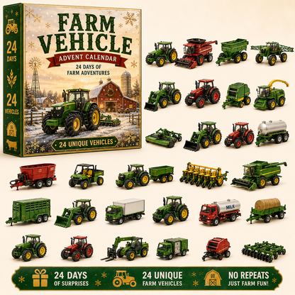 🎄 🛻Christmas Pickup Truck Advent Calendar – 24 Unique Holiday Trucks with Festive Surprises