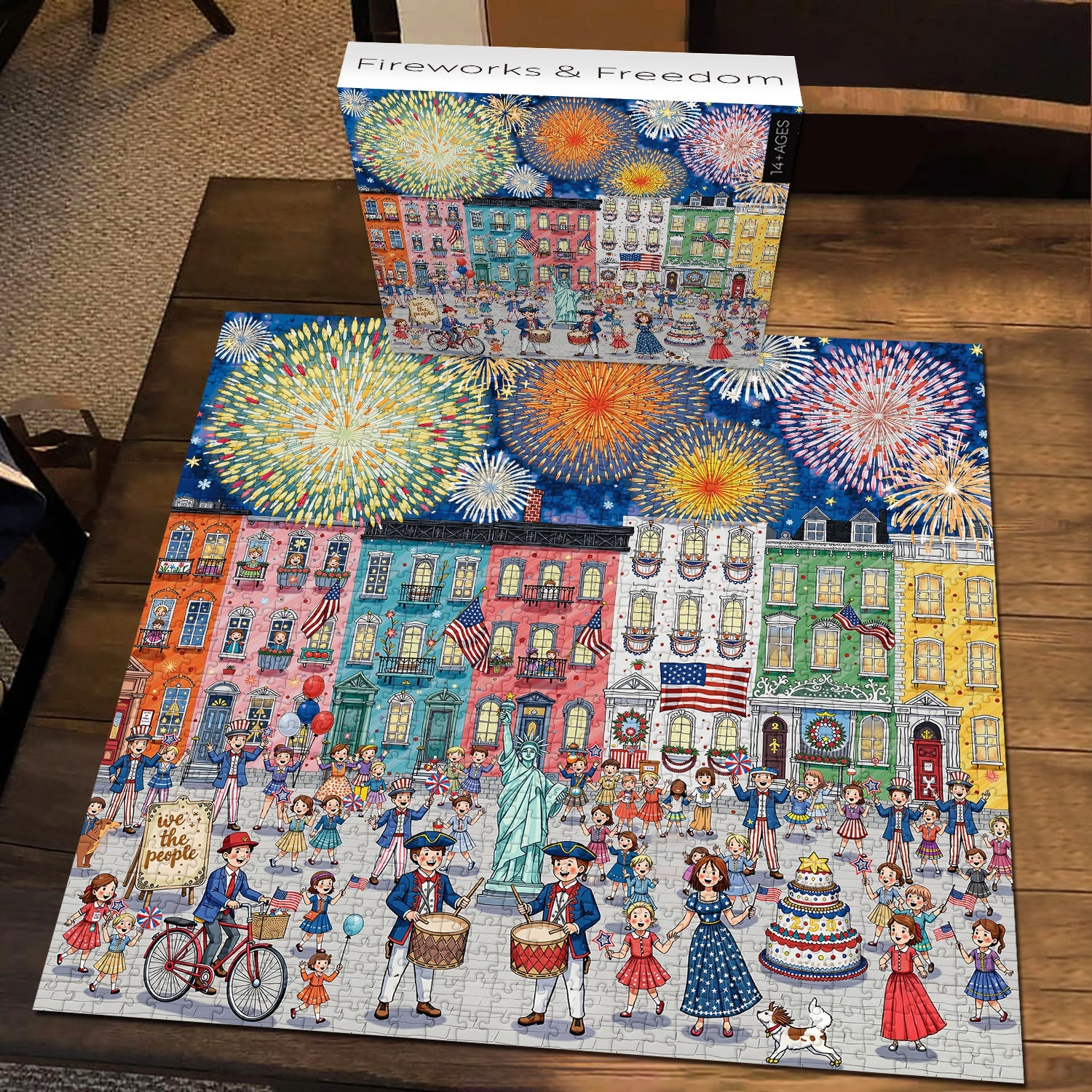 Fireworks & Freedom Jigsaw Puzzle 1000 Pieces
