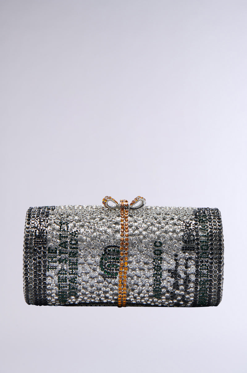 MONEY ON MY MIND BLING CLUTCH