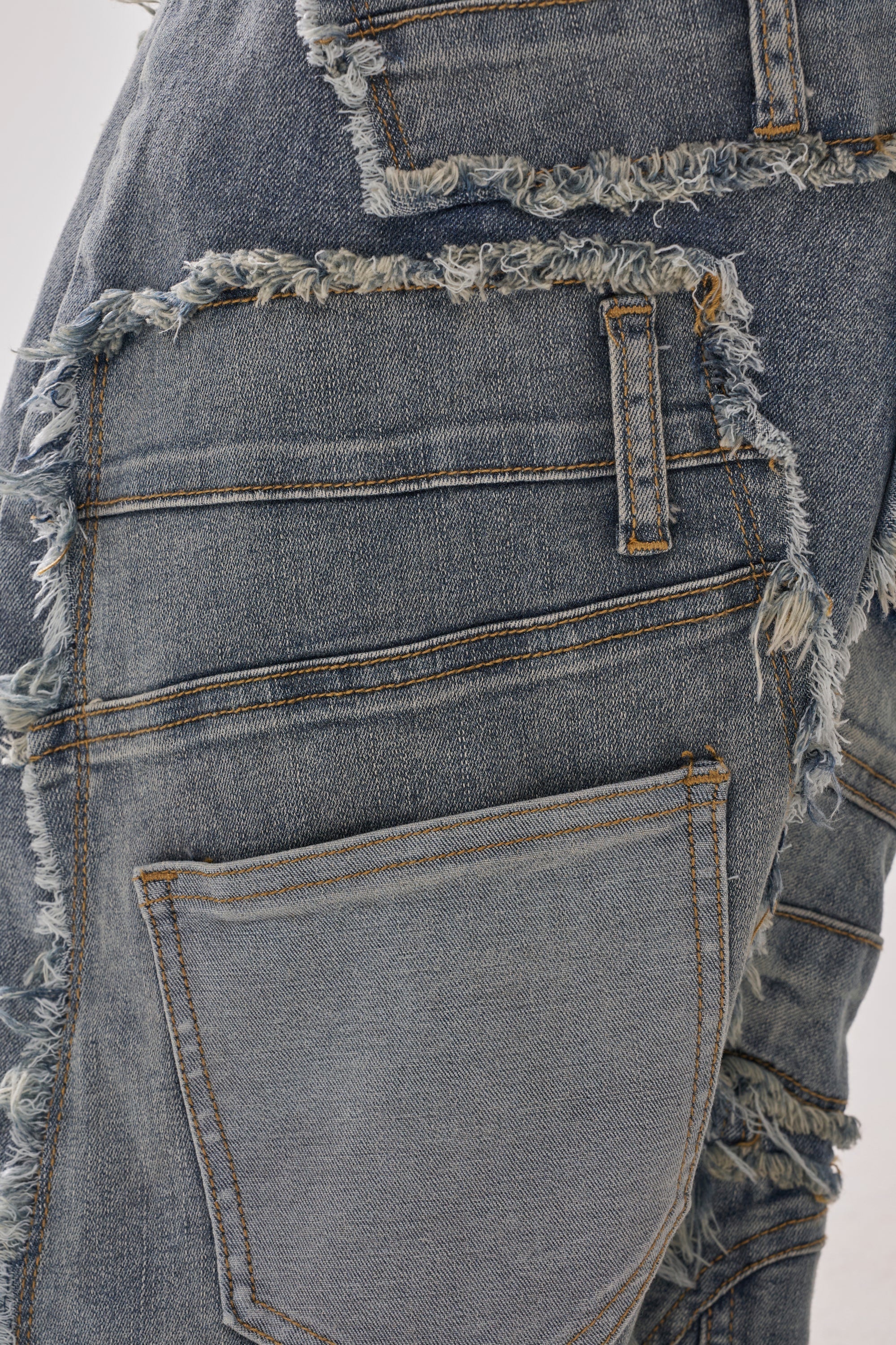 ALL OVER ME DENIM PATCHWORK JEANS