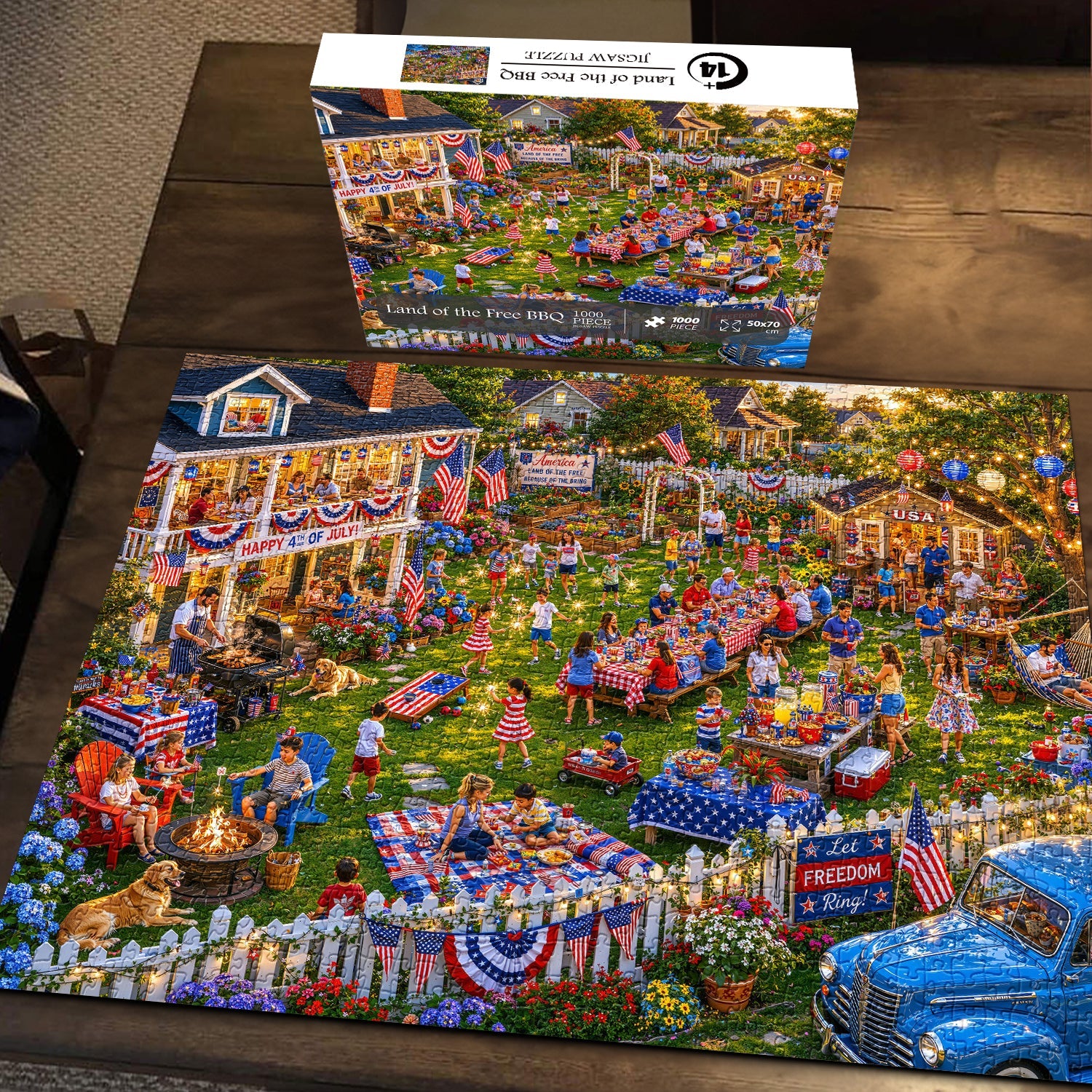 Land of the Free BBQ Jigsaw Puzzle 1000 Pieces