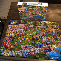 Land of the Free BBQ Jigsaw Puzzle 1000 Pieces