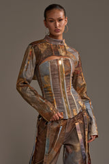 IN THE FUTURE RHINESTONE BOLERO