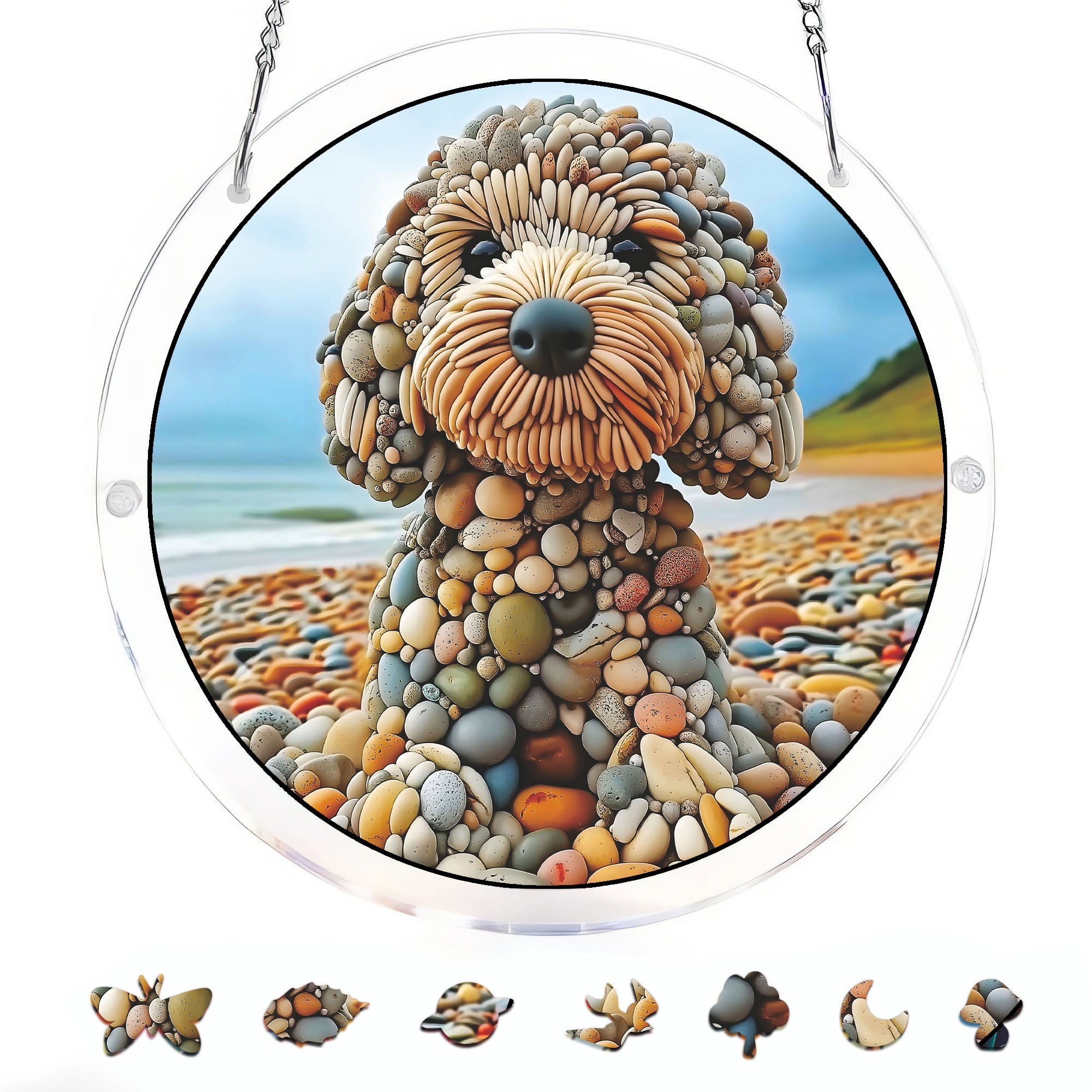 Acrylic Jigsaw Puzzle Suncatcher 80 Pieces