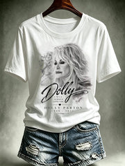 Women's Casual Print Short-Sleeve T-Shirt