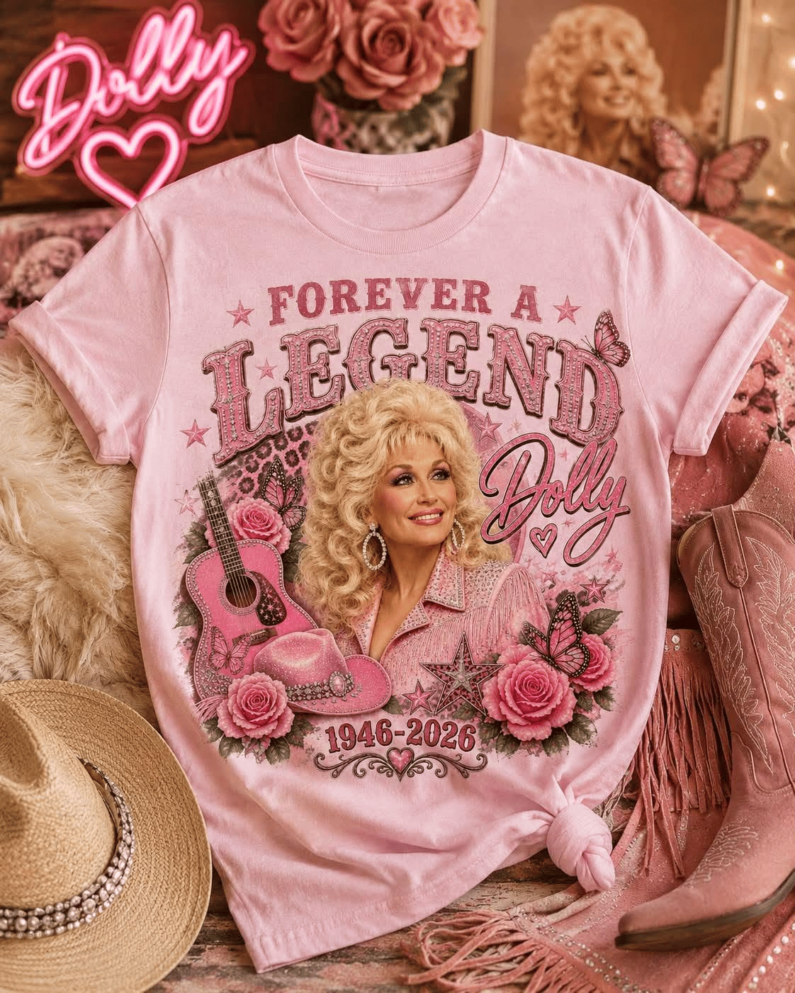 Limited Edition 2026_💕Dolly Parton 🕊🫶🏻❤‍🩹💕⃝ 💕 - Unisex T-Shirt