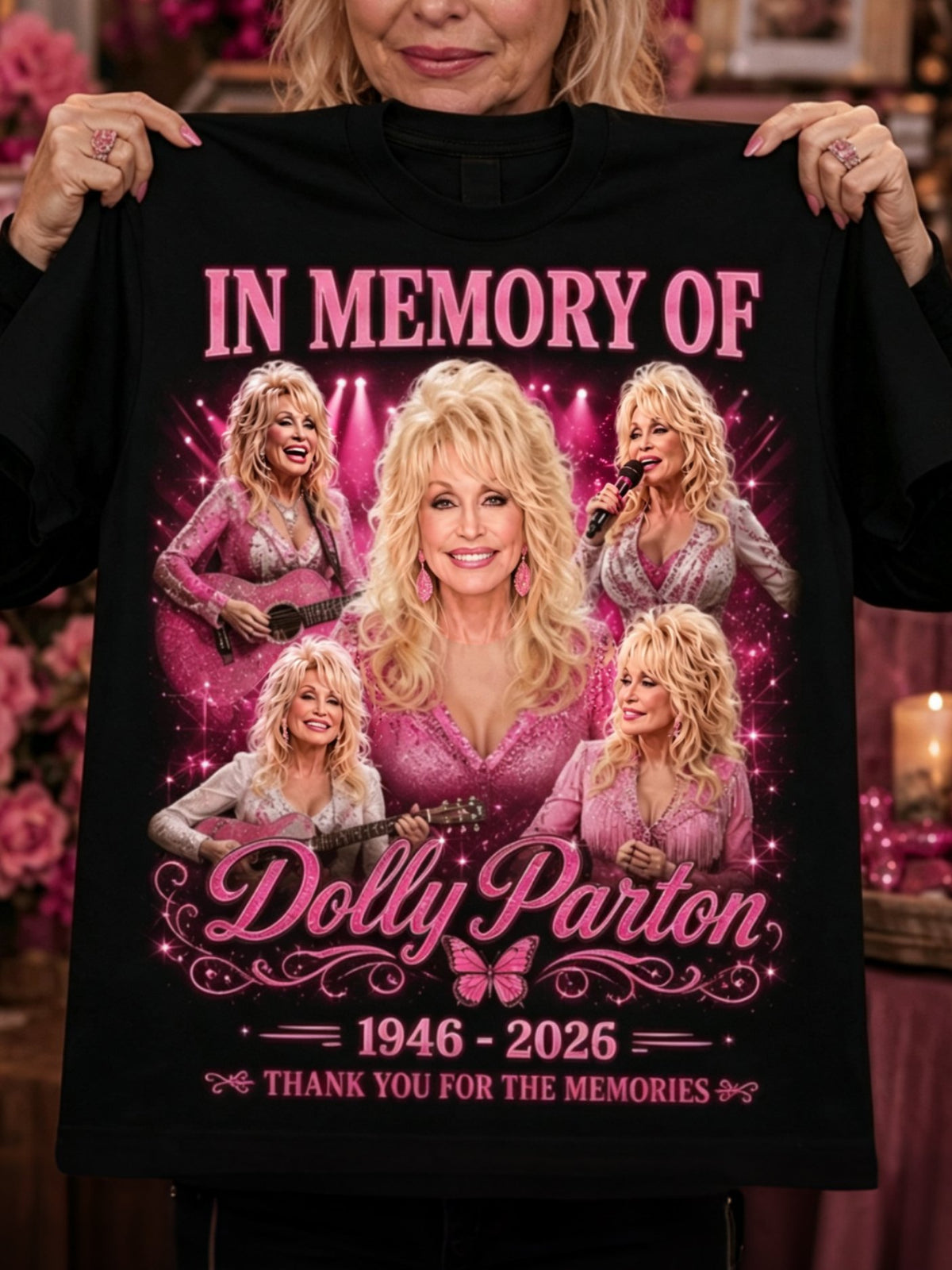 Women'S Raised On Dolly Print T-Shirt