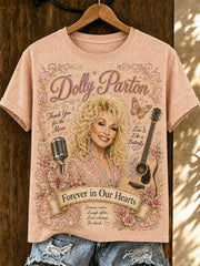 Women's Dolly Parton Tribute Print T‐Shirt