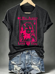 Women's Queen of Hearts Shirt Country Music Graphic Tee