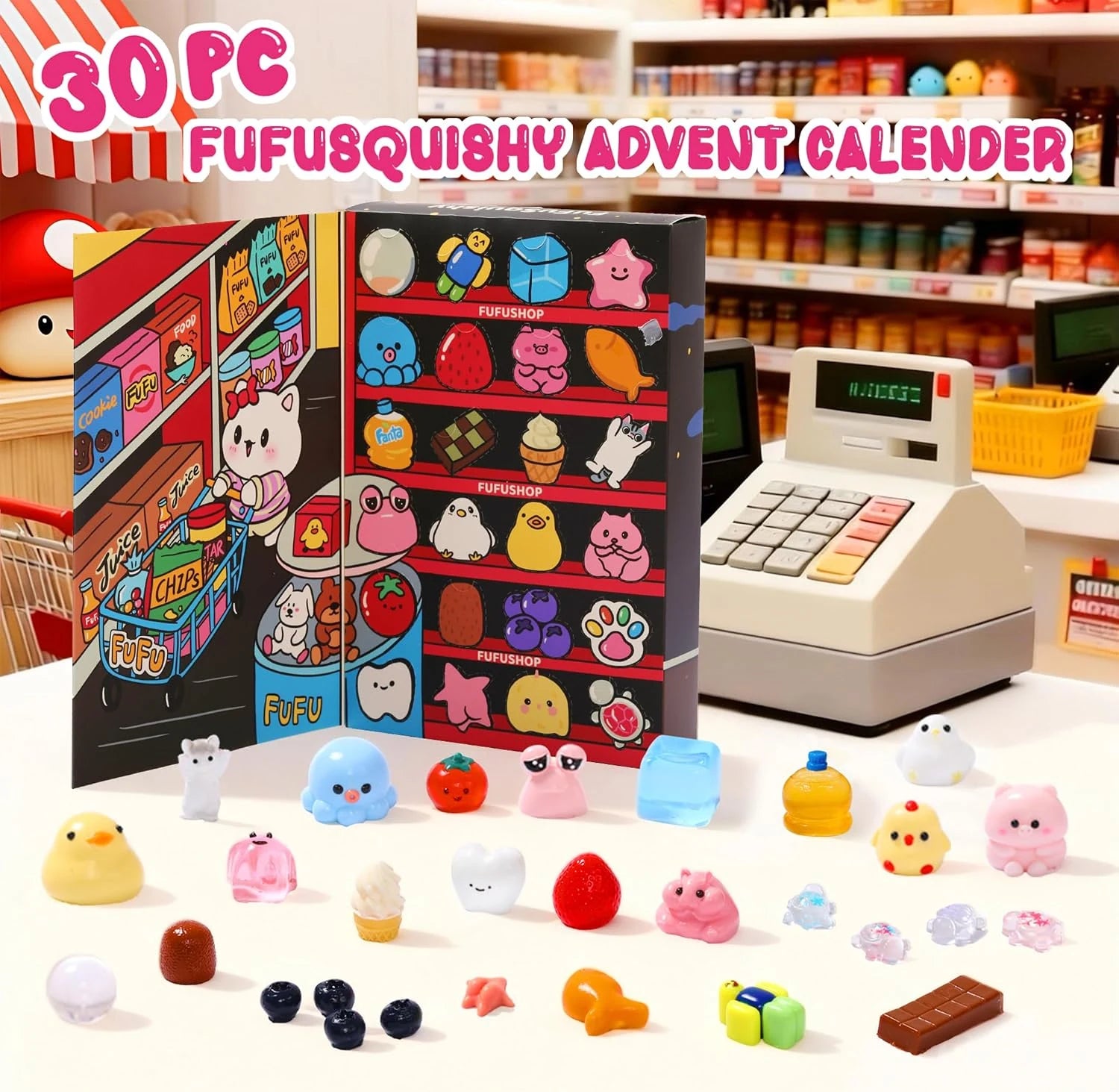 FUFU 30-Piece Taba Squishy Surprise Box