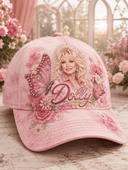 Tribute to Country Music Legend Dolly Parton Printed Hat