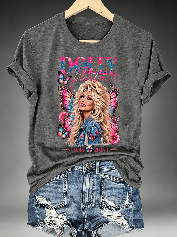 Women's Vintage Country Music Tribute Parton Tour T-Shirt