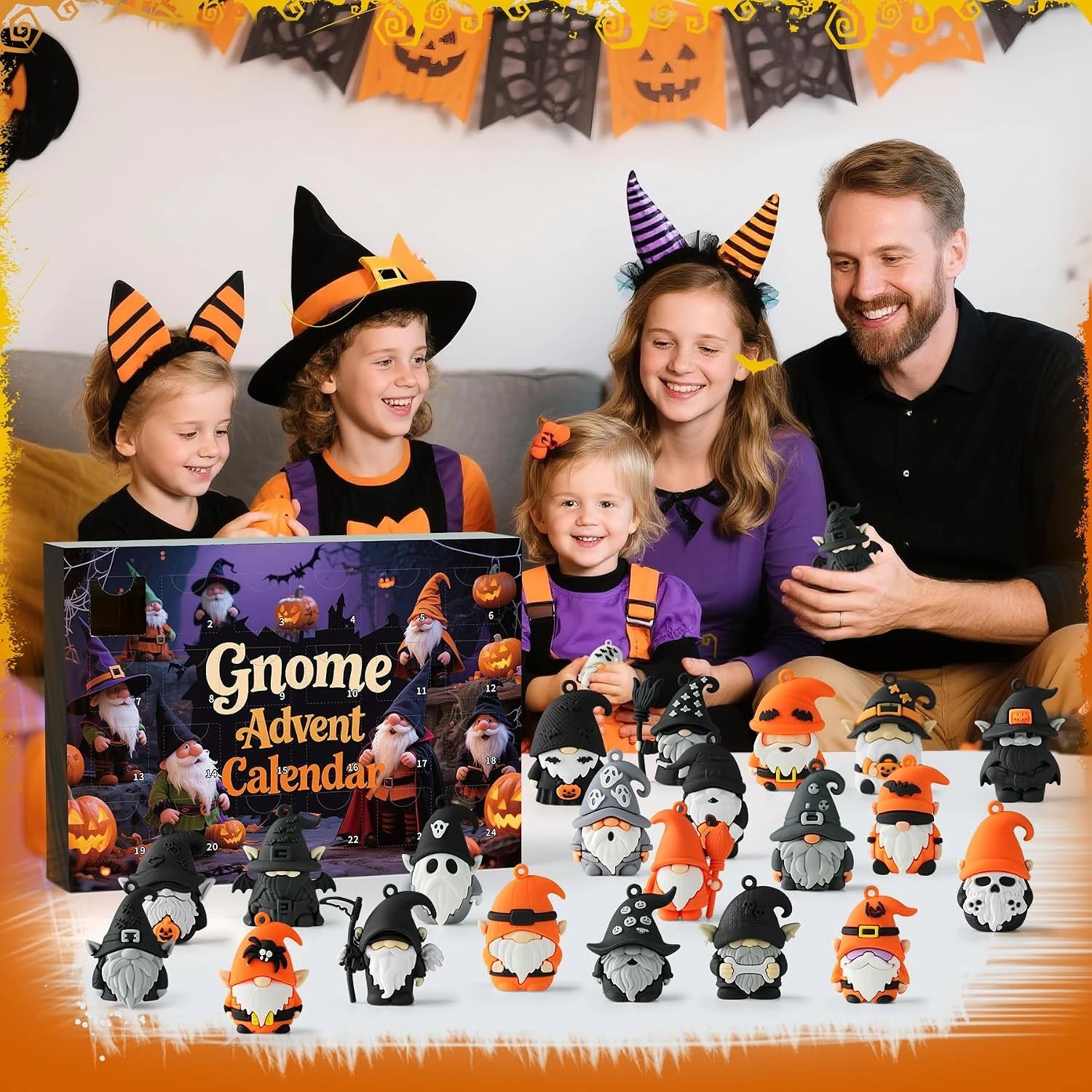 2026 Halloween Gnome Advent Calendar - 24-Day Countdown