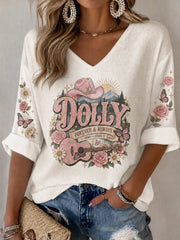 Women's Raised On Dolly Printed T-shirt