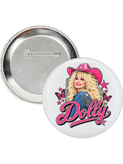 Forever Our Queen of Country Print Button