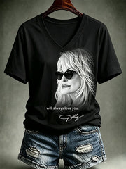 Women's Casual Print Short-Sleeve T-Shirt
