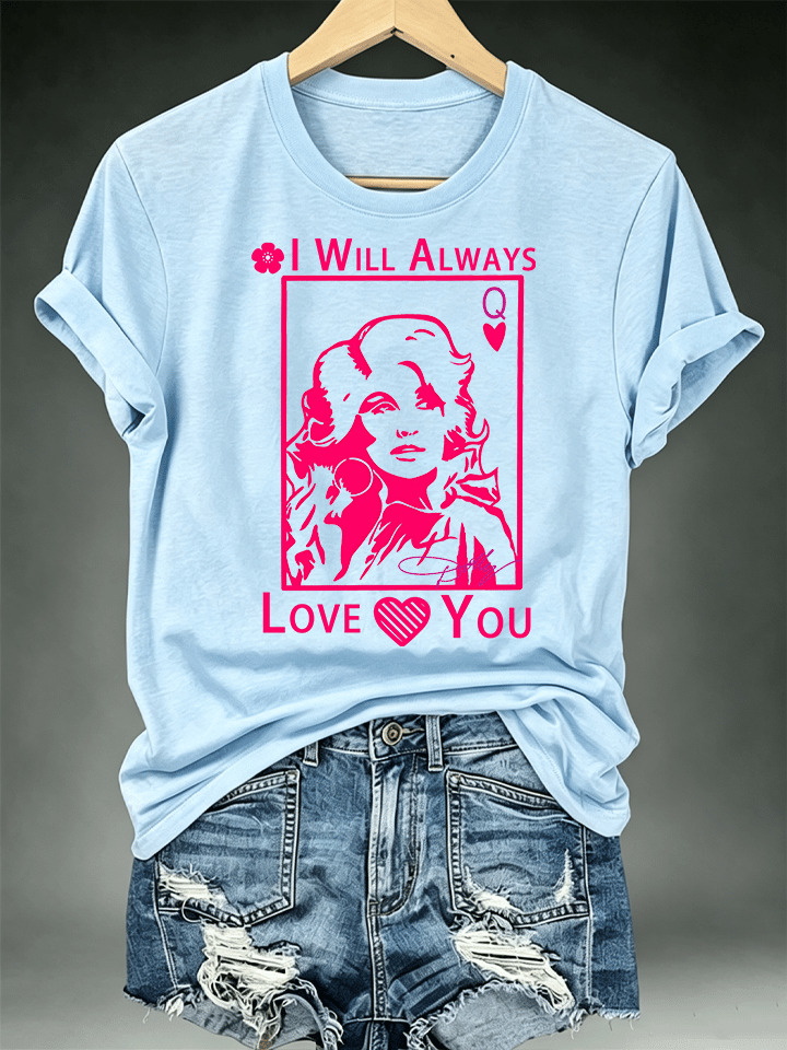 Women's Queen of Hearts Shirt Country Music Graphic Tee