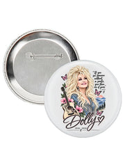 Forever Our Queen of Country Print Button