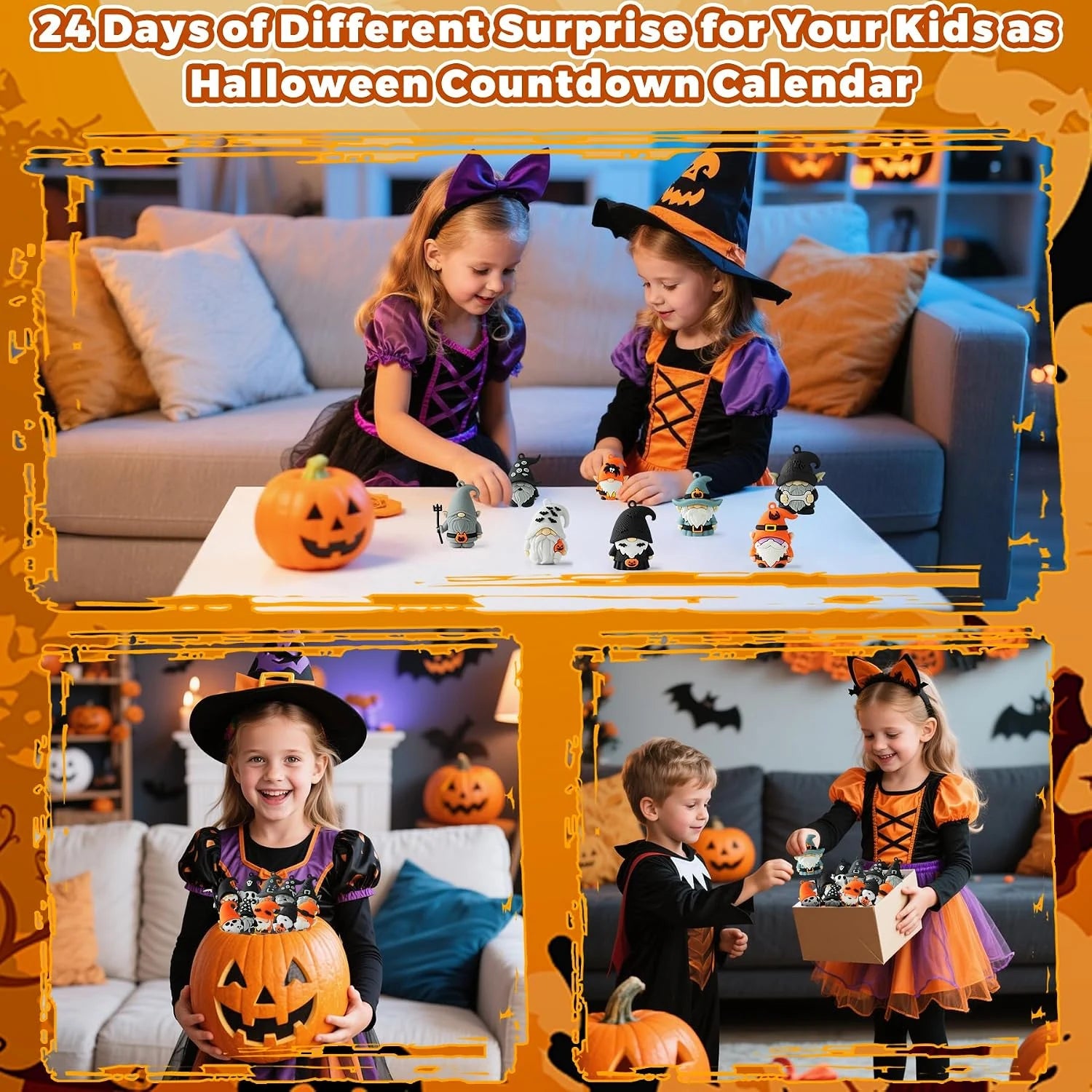 2026 Halloween Gnome Advent Calendar - 24-Day Countdown