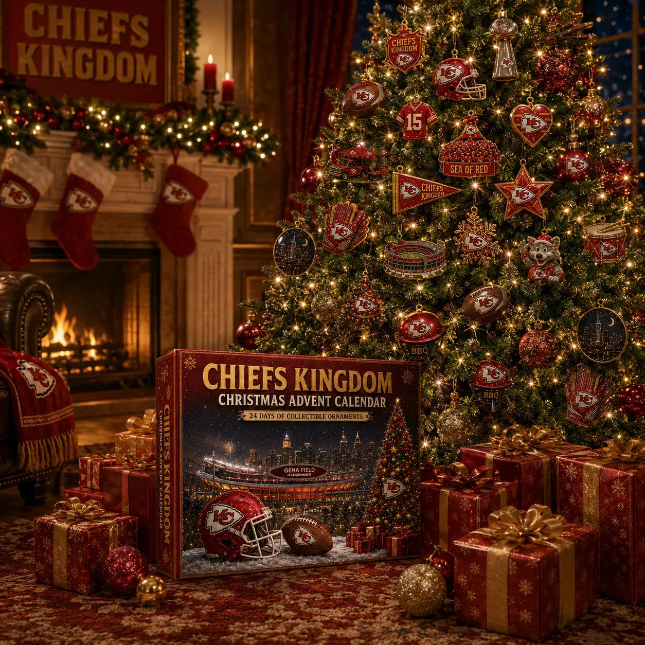 🎄 Chiefs Kingdom Football Christmas Advent Calendar