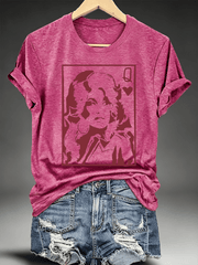 Women's Queen of Hearts Shirt Country Music Graphic Tee