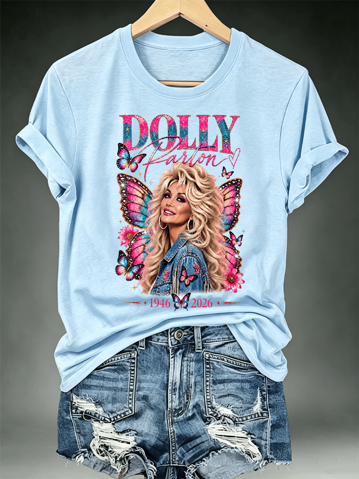 Women's Vintage Country Music Tribute Parton Tour T-Shirt
