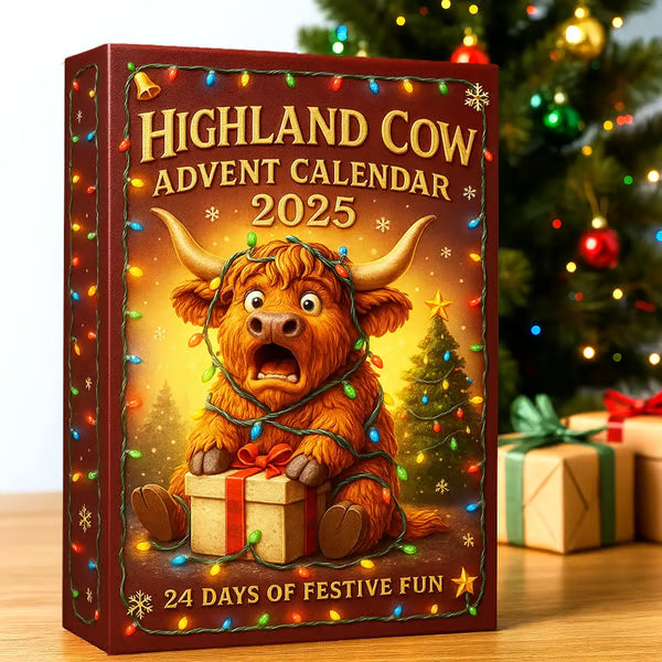 3D Sculpture-🎄🐮Highland Cow Advent Calendar 2025