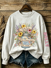 Women's Country Music Legend Tribute Print Casual Sweatshirt