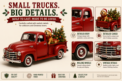 🎄 🛻Christmas Pickup Truck Advent Calendar – 24 Unique Holiday Trucks with Festive Surprises