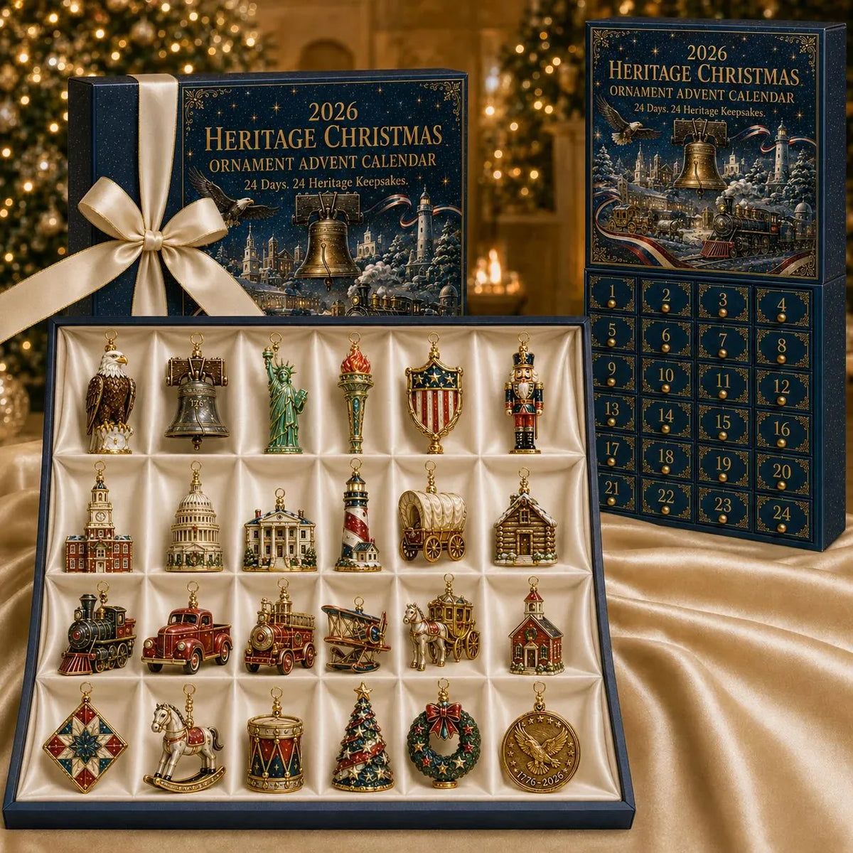 ✨⏰ Limited anniversary edition✨49% OFF!🔥America 250th Anniversary Heritage Christmas Advent Calendar