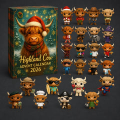 2026 highland cow advent calendar