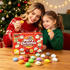 2026 Christmas Mini Dumpling Squishy Advent Calendar - 24 Days