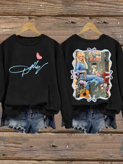 Women's Forever Our Queen of Country Print Casual Sweatshirt