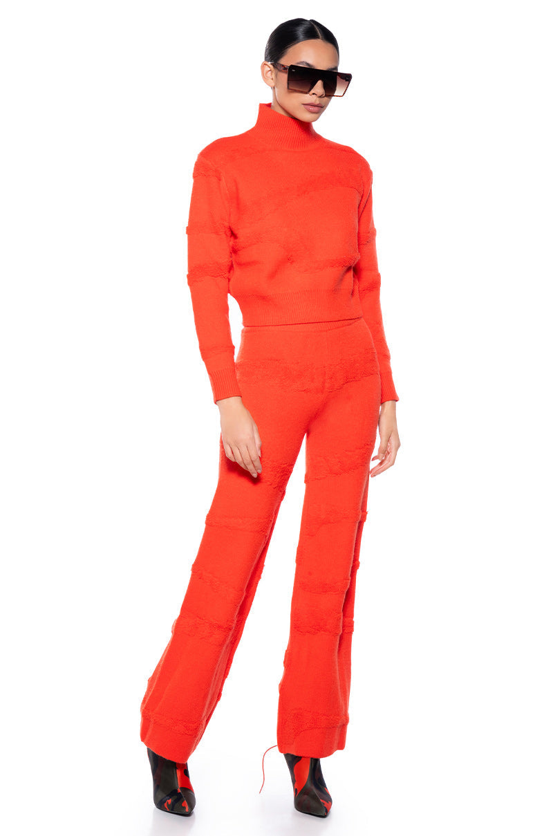 ELLORY TEXTURED PULLOVER SWEATER