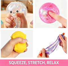2026 Squishy Advent Calendar, 25-Day Countdown with Food-Inspired Squishy Surprises