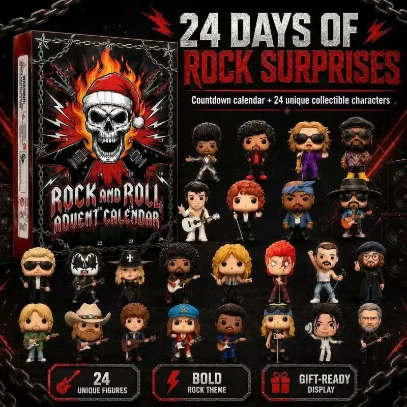 🎸 Rock & Roll Advent Calendar 24 Days of Legendary Rock Surprises